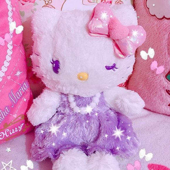 purple hello kitty plush